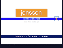 Tablet Screenshot of jonssonsworld.com